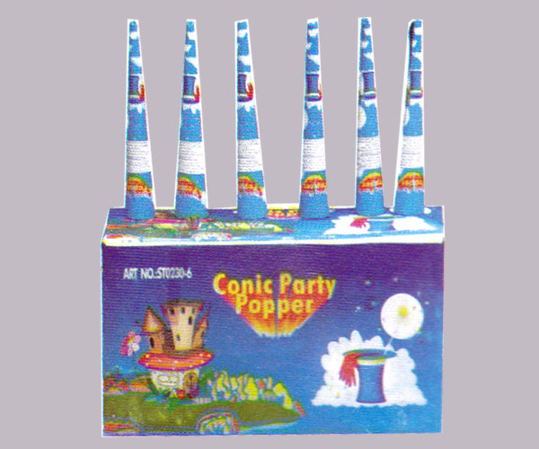 6" Party  Poppers